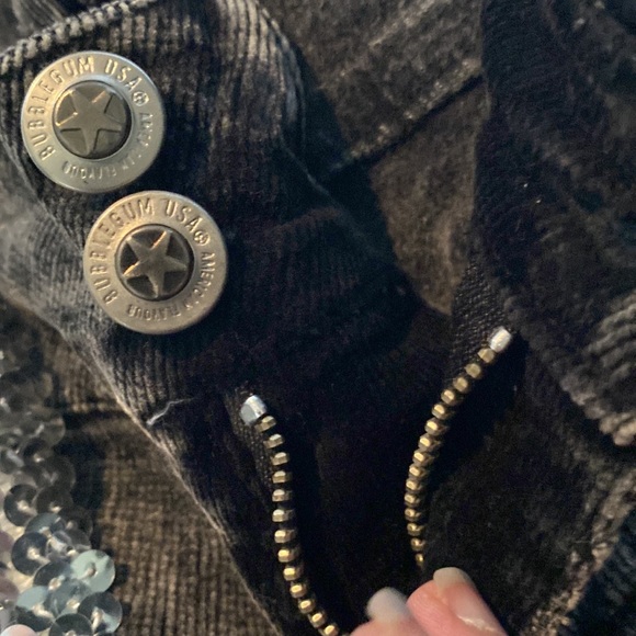 NWT & Vintage Bubblegum Gray Brushed Corduroy Jeans - Picture 7 of 12